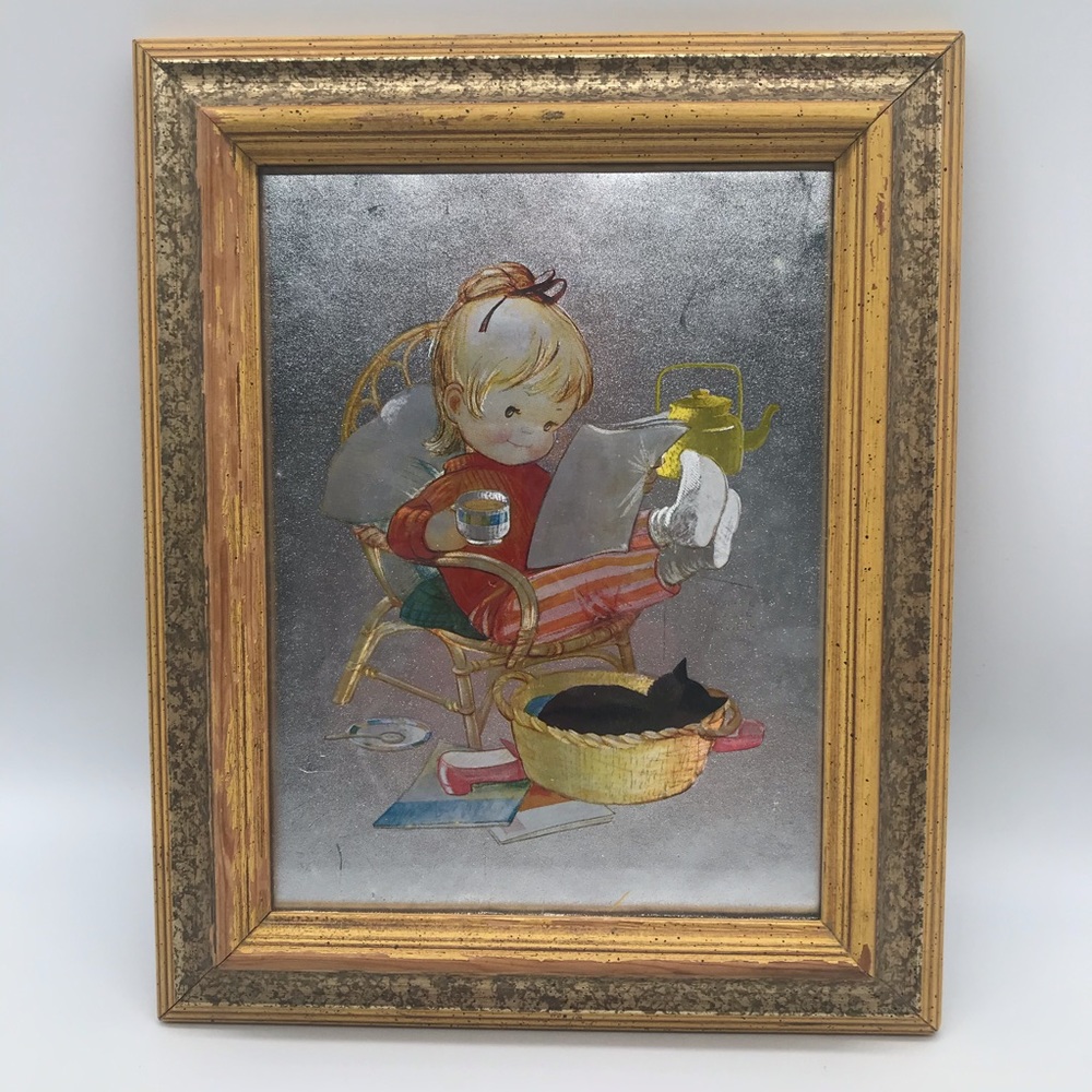 Rare Foil Print by Mabel Lucie Attwell